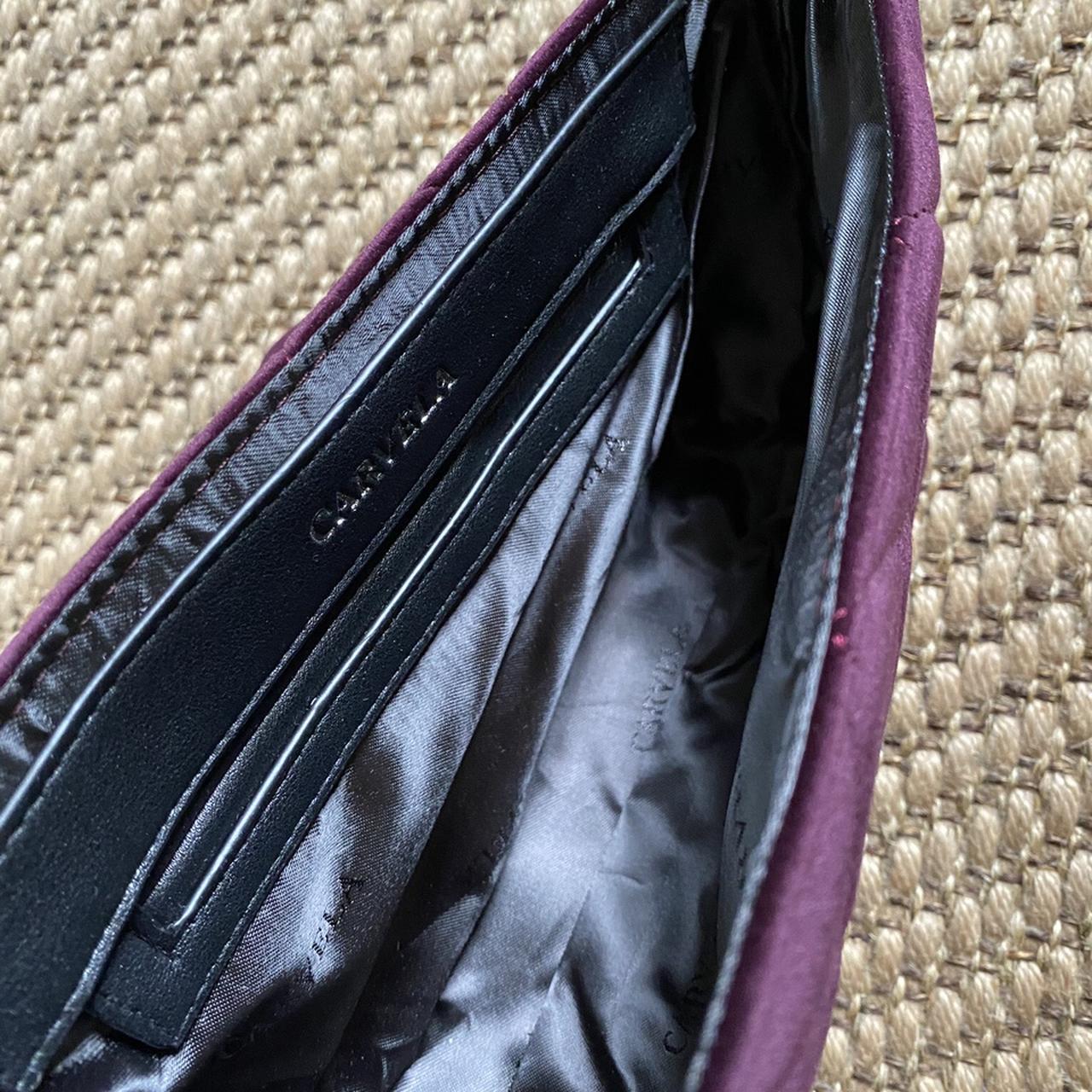 CARVELA Purple Velvet Bag Brand New with tag Black... - Depop