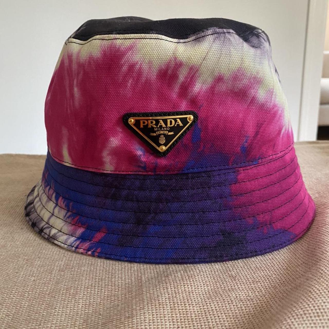 prada tie dye bucket hat