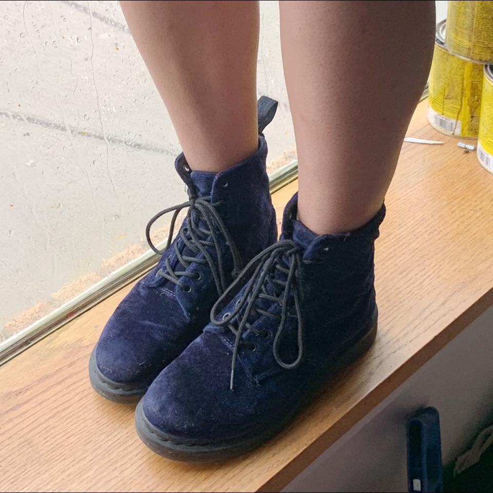 dr martens brocade velvet navy