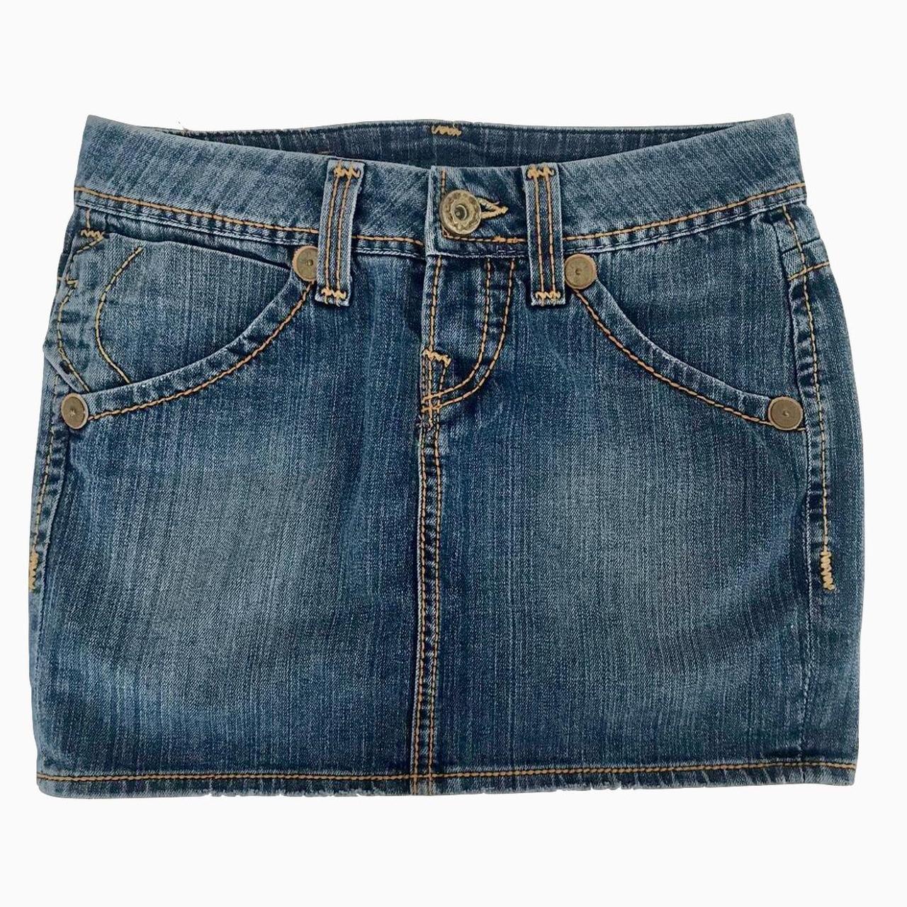 💋 True Religion Denim Mini Skirt 💋 Size:... - Depop