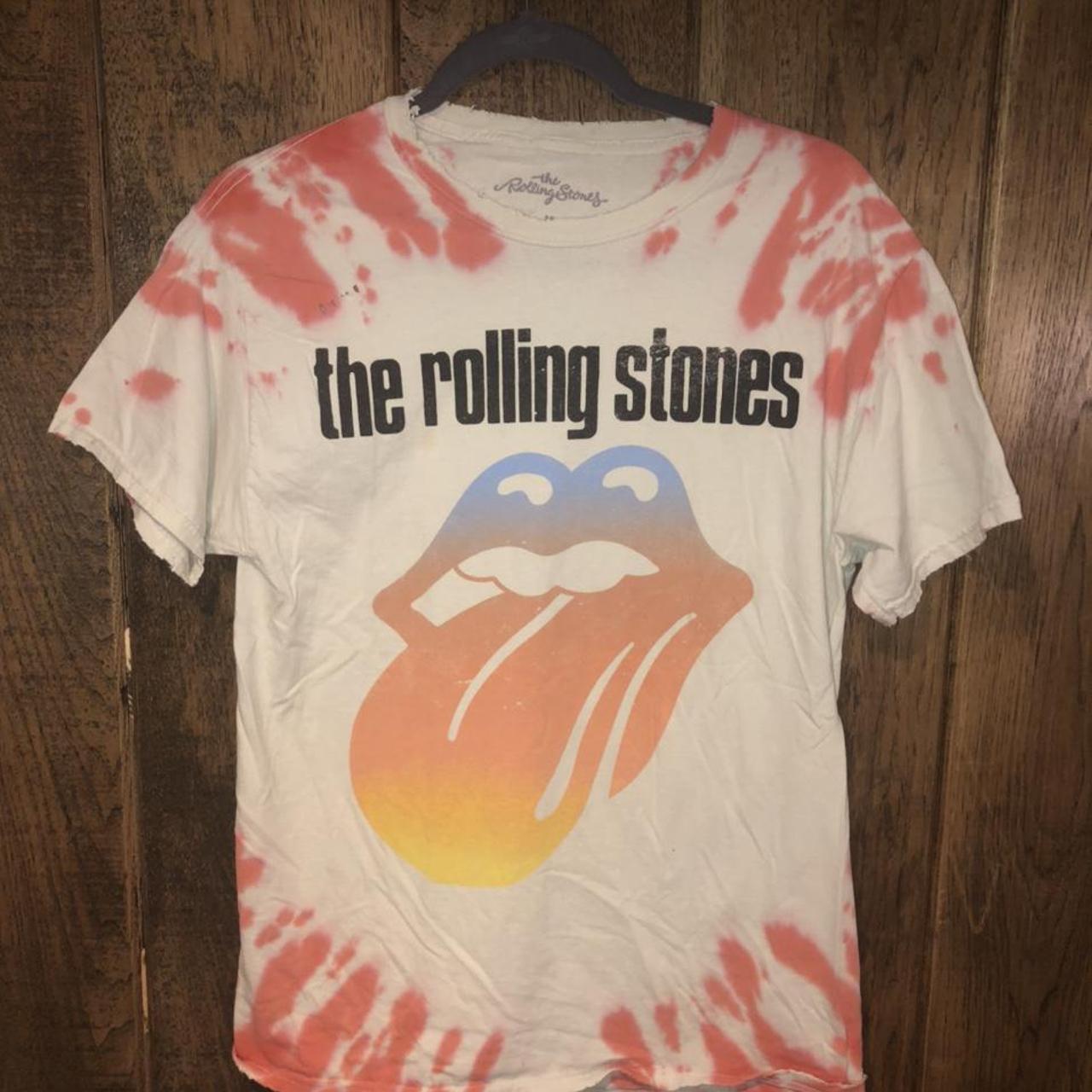 The Rolling Stones Tie-Dye tee shirt Size Medium.... - Depop