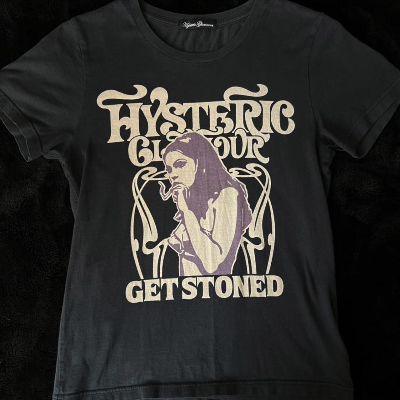 authentic hysteric glamour “get stoned” tee...