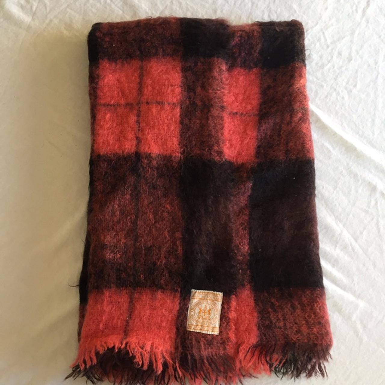 Vintage Hudson Bay Company stadium blanket scarf... - Depop