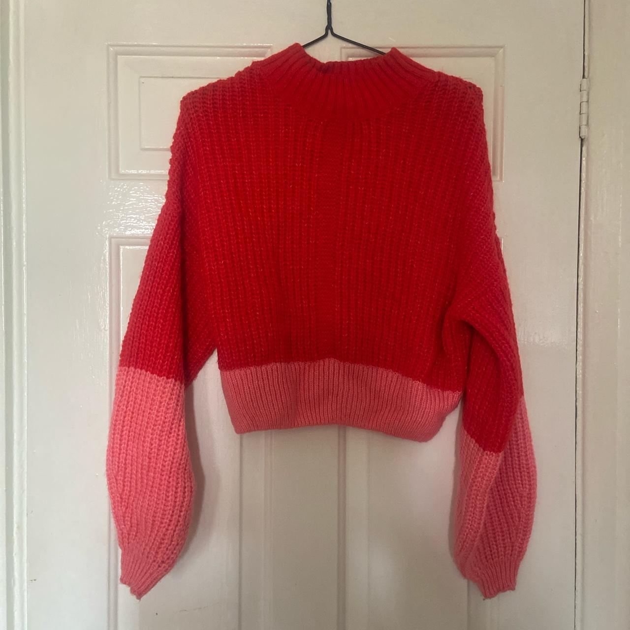 Miss selfridge red clearance jumper