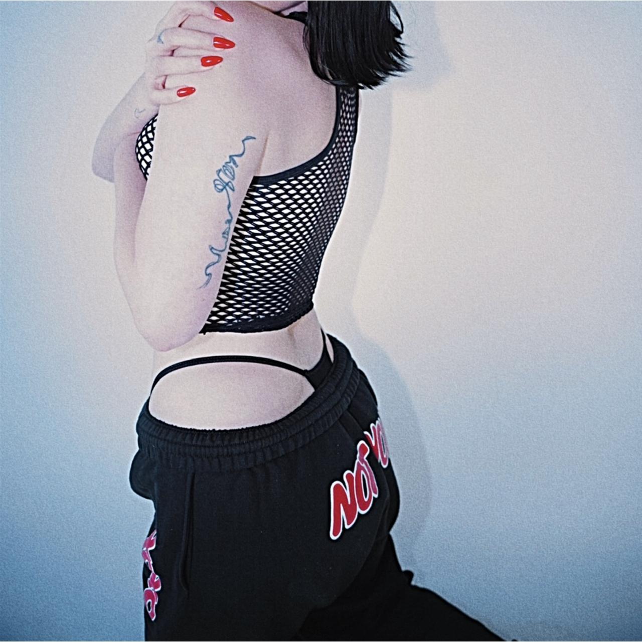 Xoxo not yours sweat pants! ☠️♥️ super cute and cozy!!... - Depop