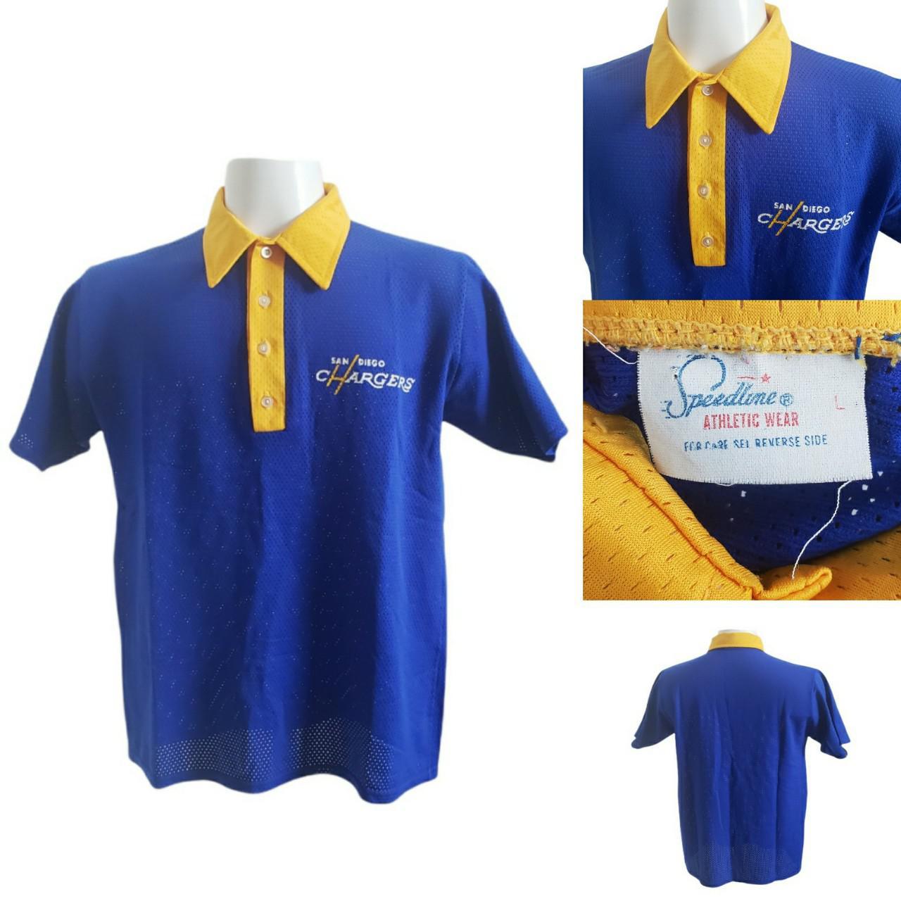 Rare Vintage 70s Chargers Polo Speedline Athletic