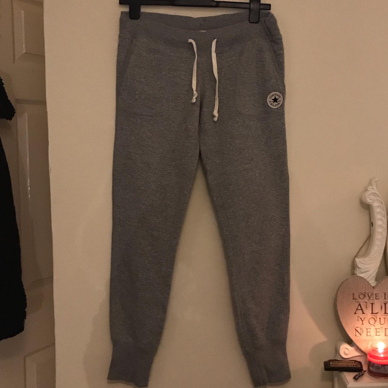 Grey converse tracksuit clearance bottoms