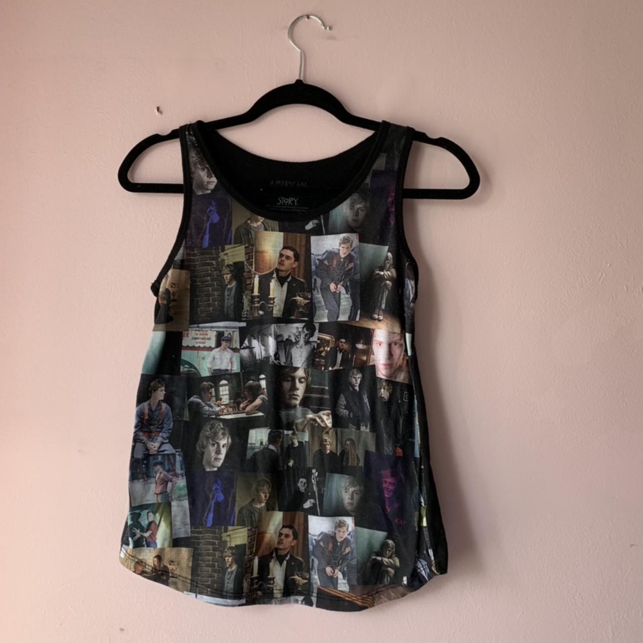 american horror story/evan peters tank from hot... - Depop