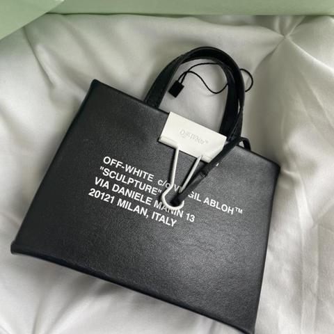 Off white clearance box bag medium