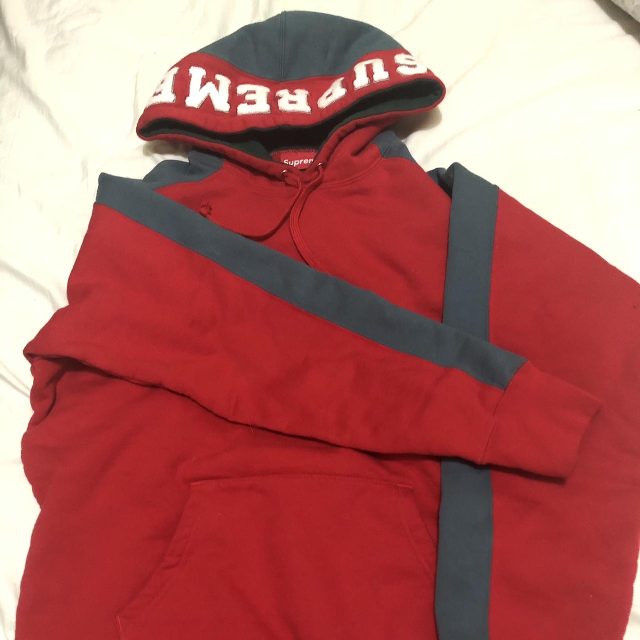 Supreme discount paneled hoodie