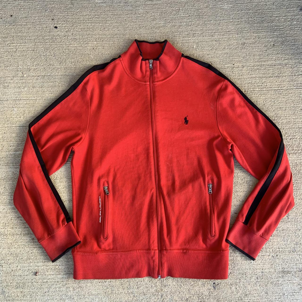 ralph lauren black and red jacket