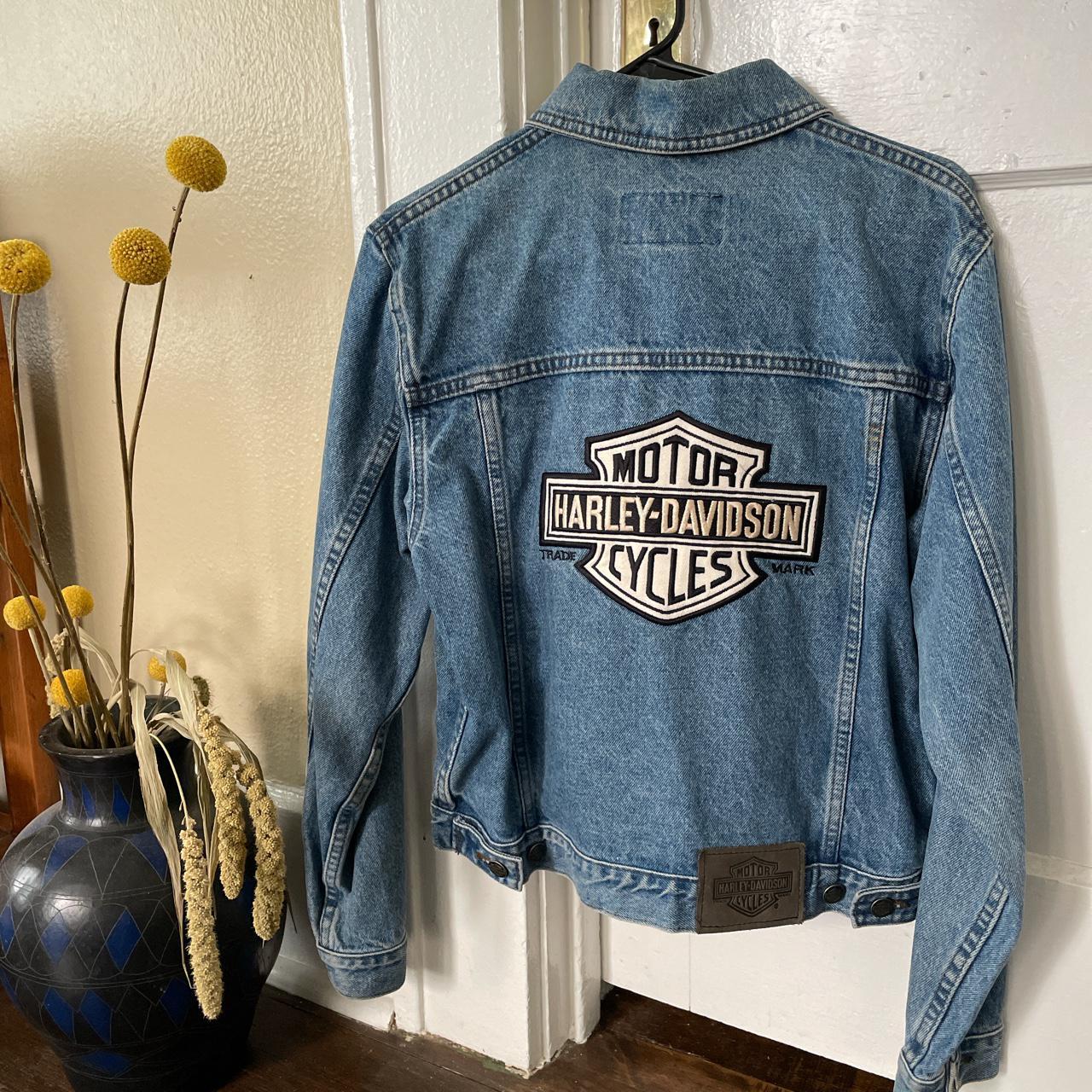 harley davidson jean jacket
