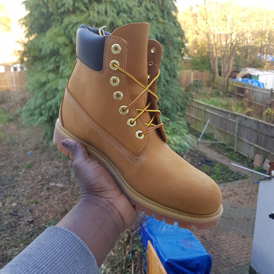 Timberland original store yellow boots