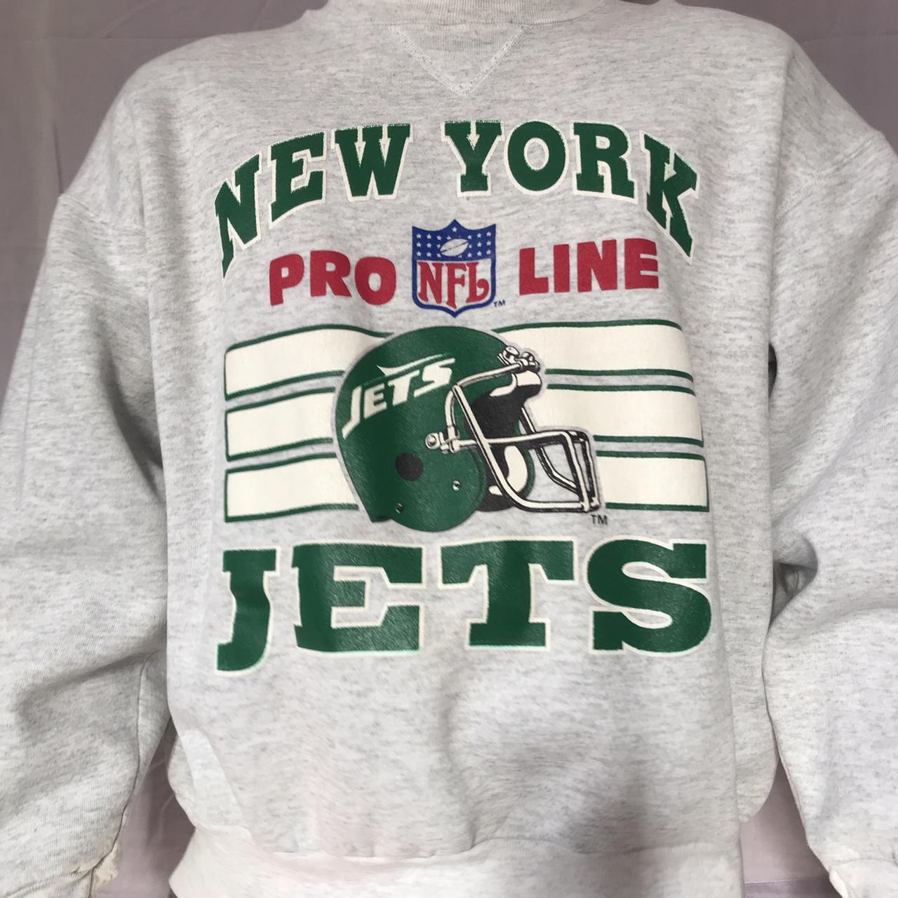 New York Jets Pull and Bear Sweatshirt Size - - Depop