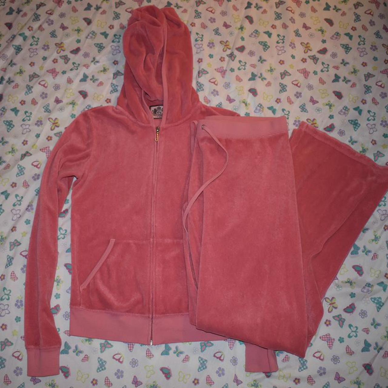 pink flared tracksuit