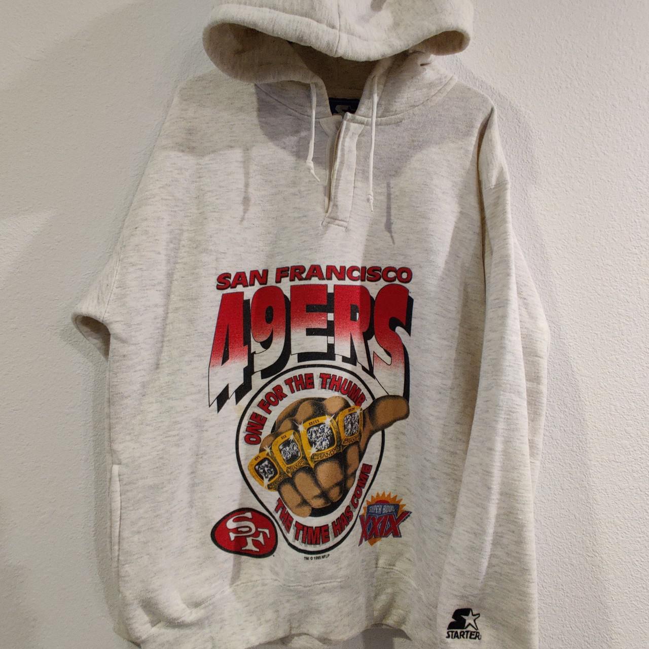 San Francisco 49ers Hoodie! Condition: Refer to - Depop