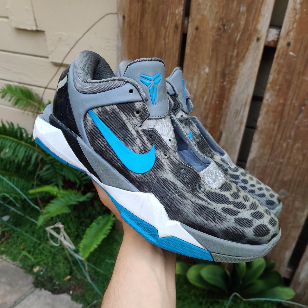 Nike Kobe 7 Grey Cheetah Shoes Sneakers no - Depop