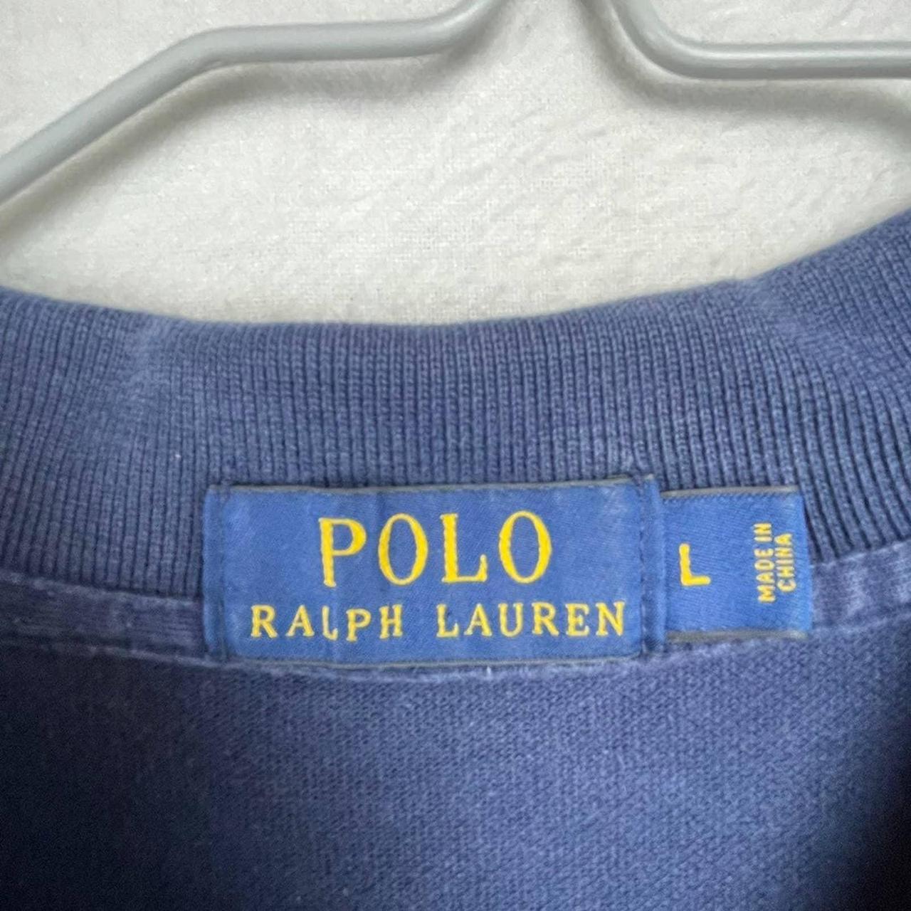 Navy Blue Polo Ralph Lauren Golf Polo Shirt. Big... - Depop