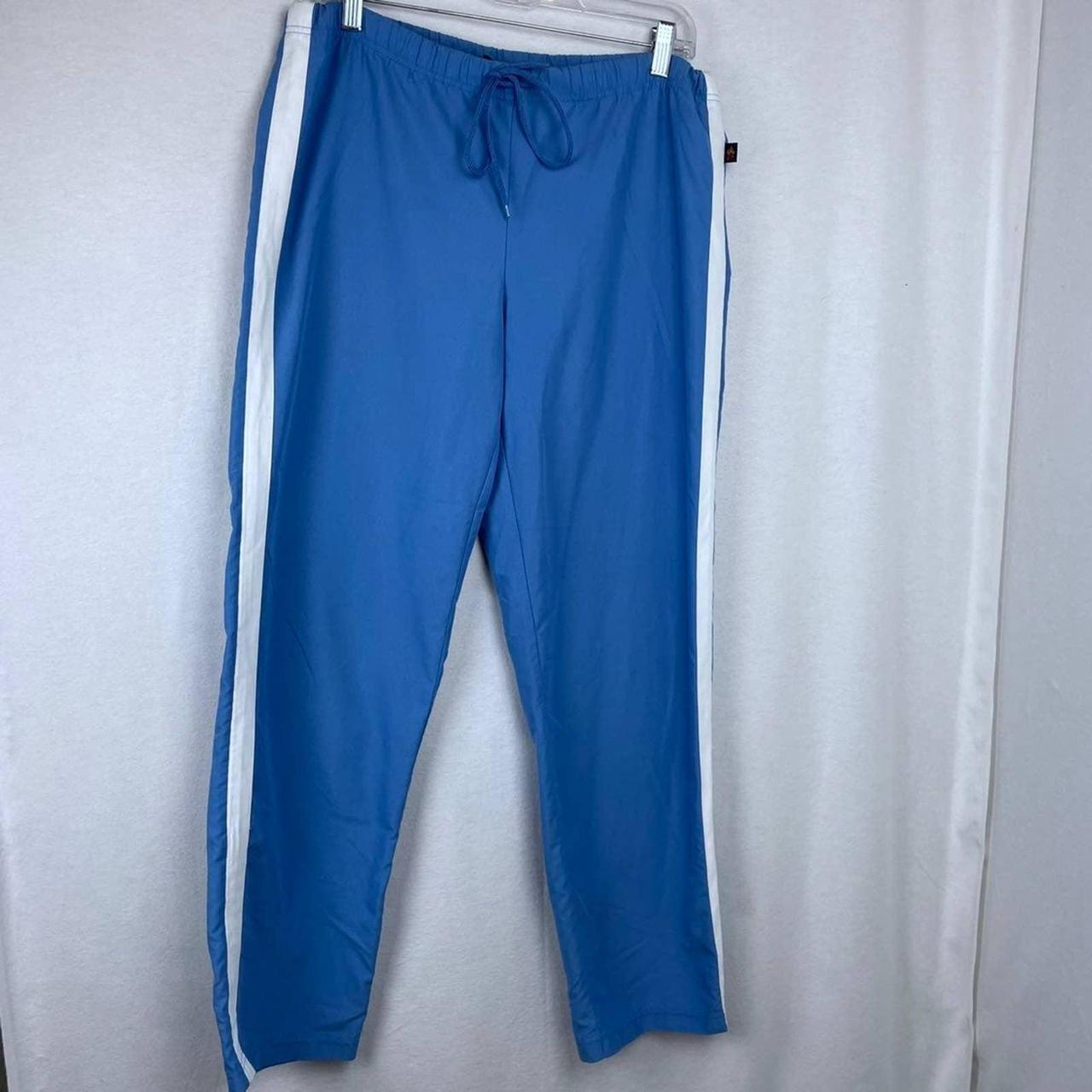 Vintage 90s Blue Womens Big Flirt Sweatpants.... - Depop