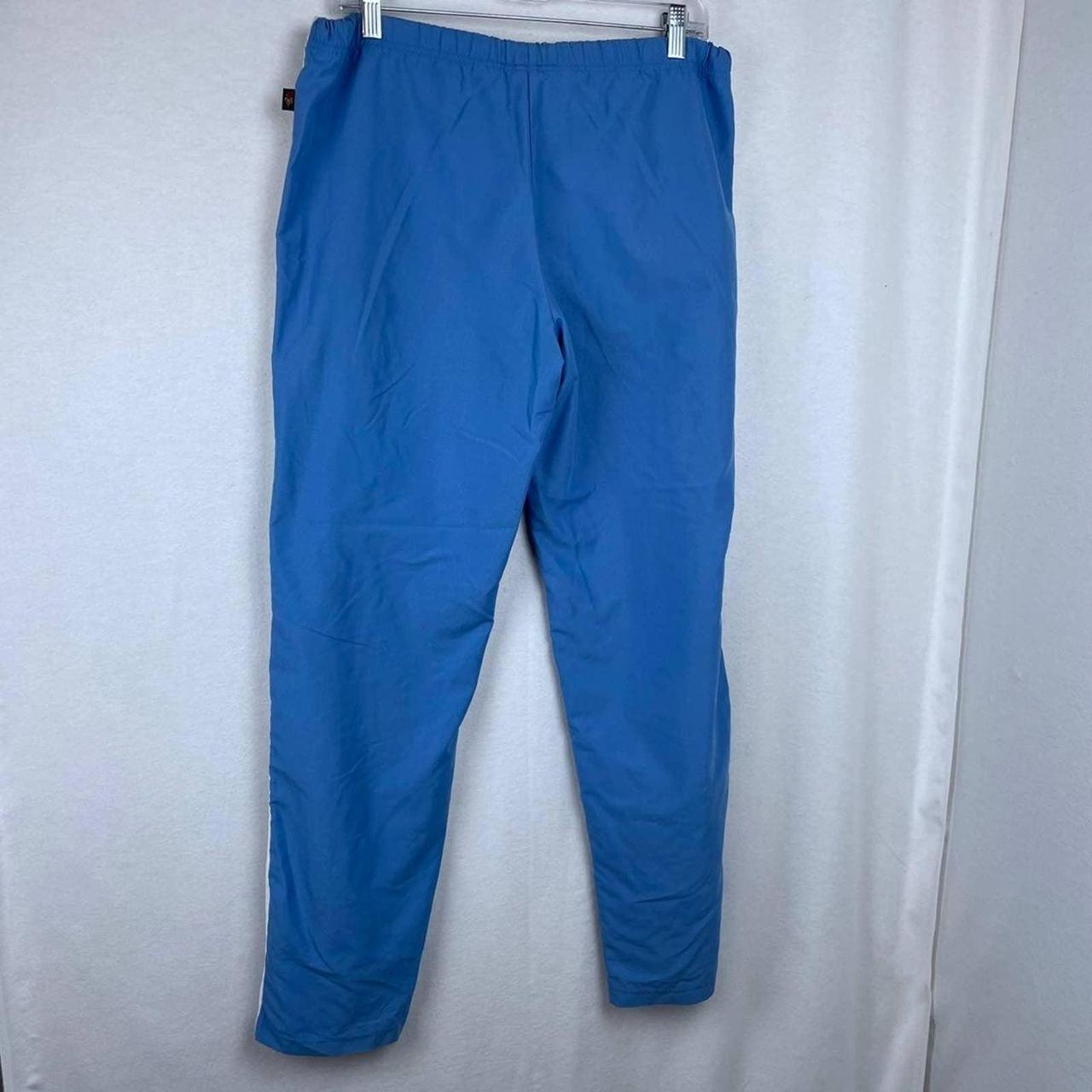 Vintage 90s Blue Womens Big Flirt Sweatpants.... - Depop