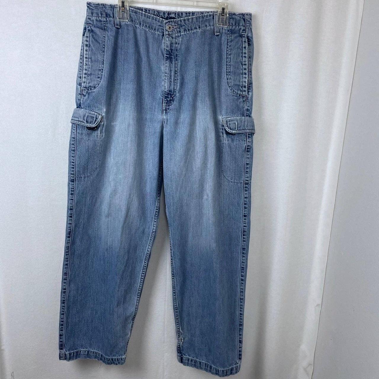 Mens Vintage 90s Levi's Dry Goods Blue Jeans. Size... - Depop