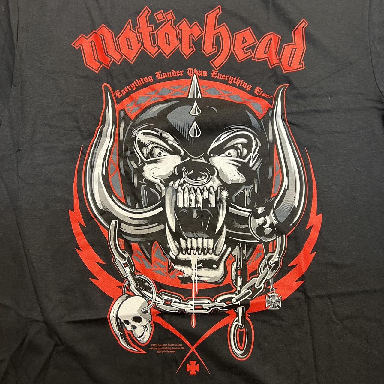 Motorhead Unisex T Shirt Lightning Wreath Brand New Depop