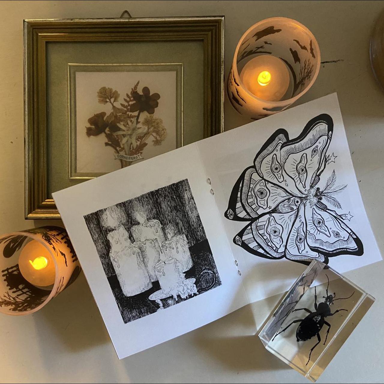 Halloween Zine . original art, hand made, spooky... Depop