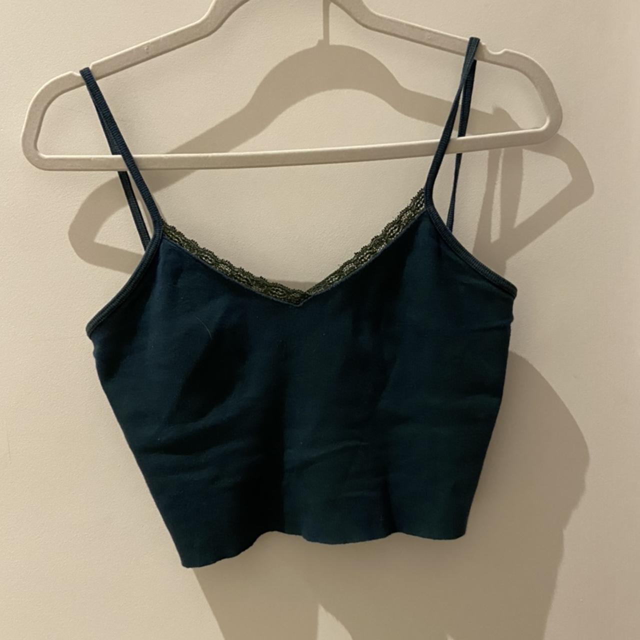 Brandy Melville forest green Nicolette top 💚... - Depop