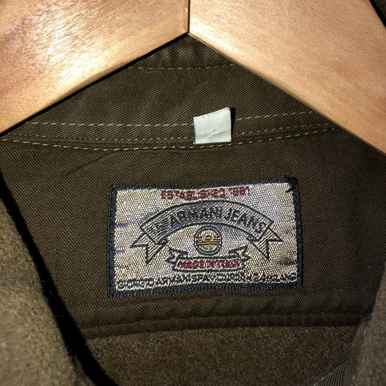 VINTAGE Armani wool military officer styled jacket... Depop