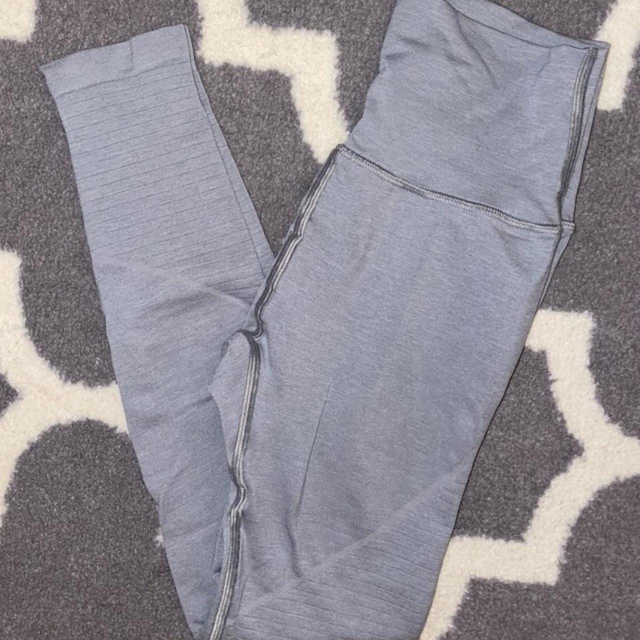 Alphalete Revival Leggings Charcoal Grey Size Small - Depop