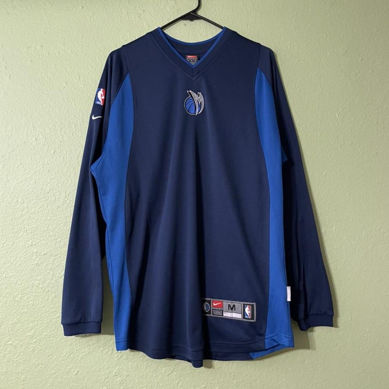 y2k-dallas-mavericks-nike-dri-fit-long-sleeve-shirt-depop