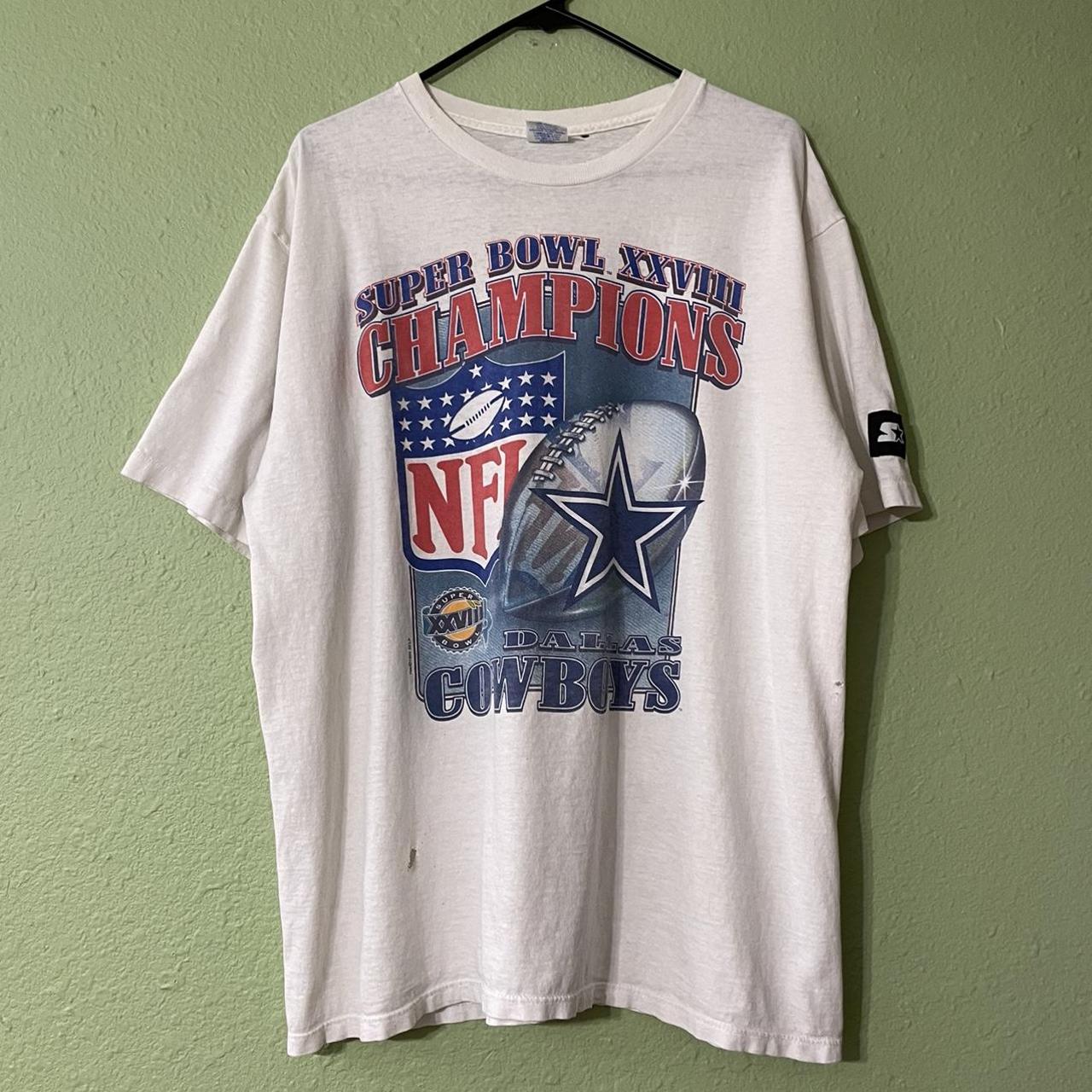 90’s Dallas Cowboys super bowl champions starter t... - Depop