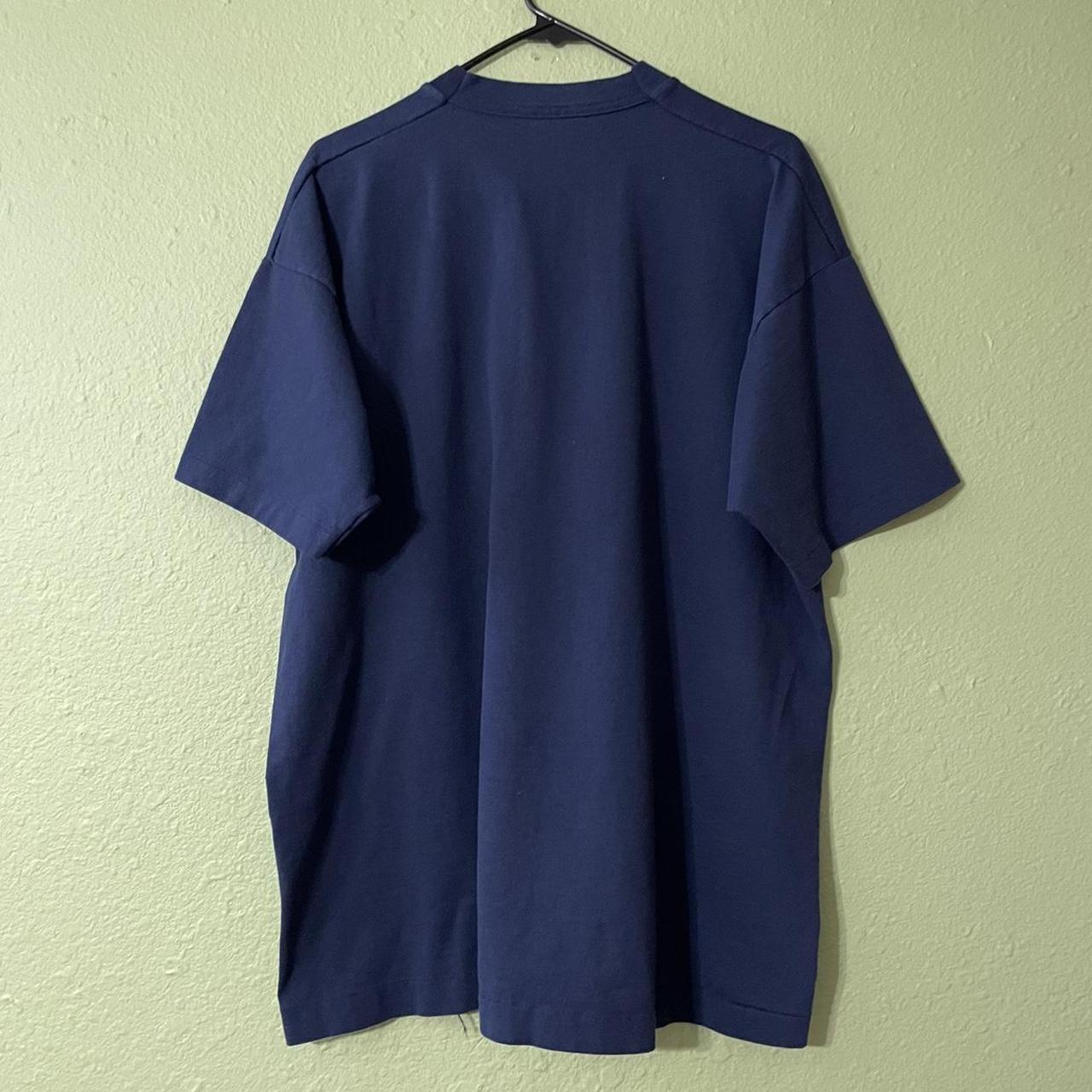 Fit for Me by Fruit of the Loom Men's Navy and Green T-shirt (3)