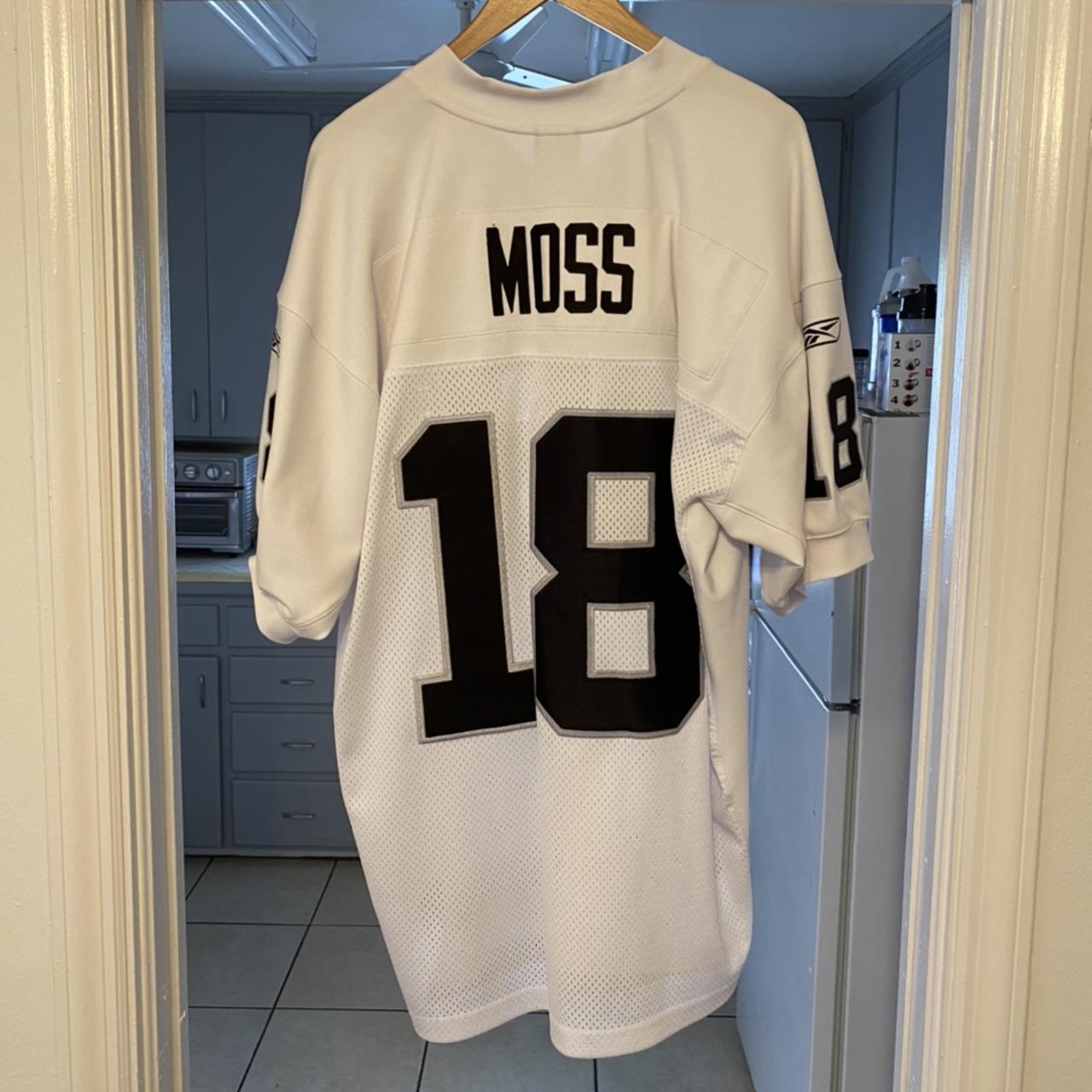 Vintage Reebok Randy Moss Jersey Las Vegas Raiders - Depop