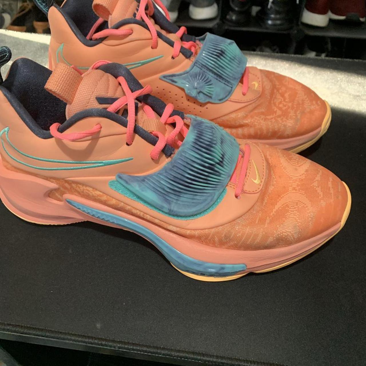 Nike basketball shoes Zoom Freak 3 UK size 7.5, used... Depop