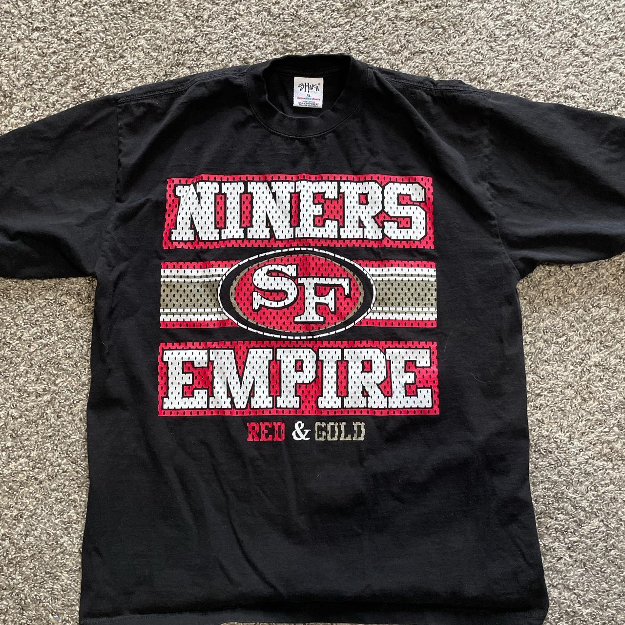 San Francisco 49ers Black Shirt Vintage looking - Depop