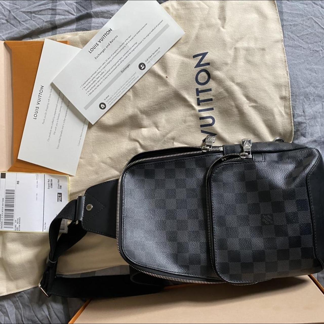 Louis Vuitton receipt for proof that it is real. - Depop