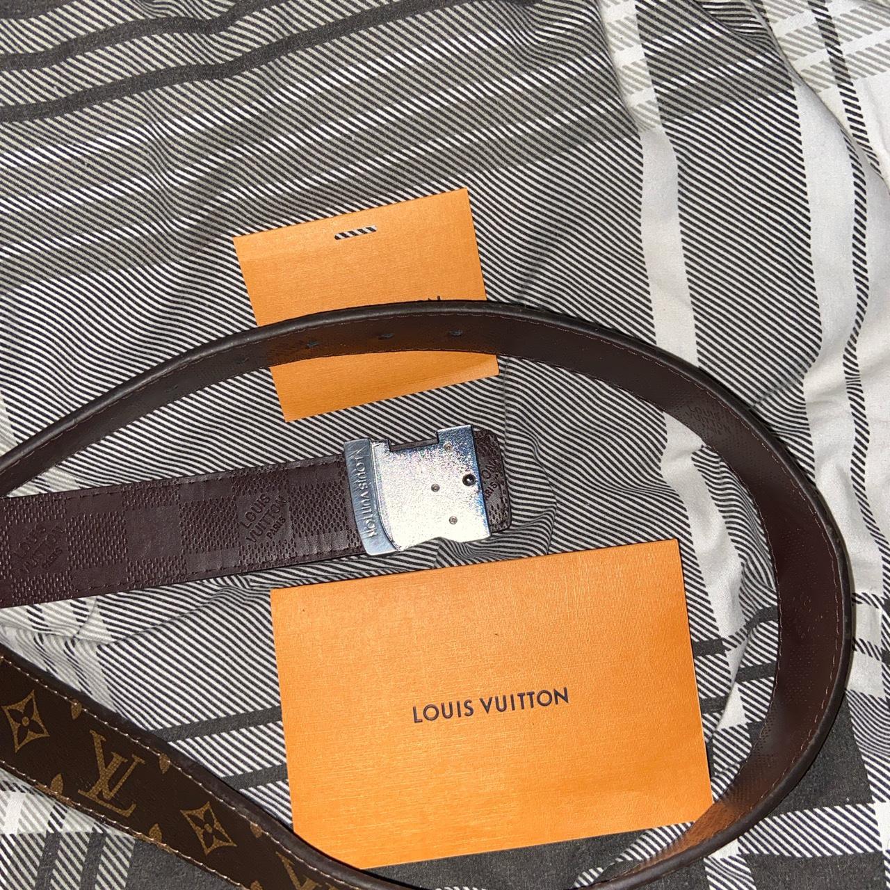 Authentic Louis vuttion belt unfortunately, it - Depop
