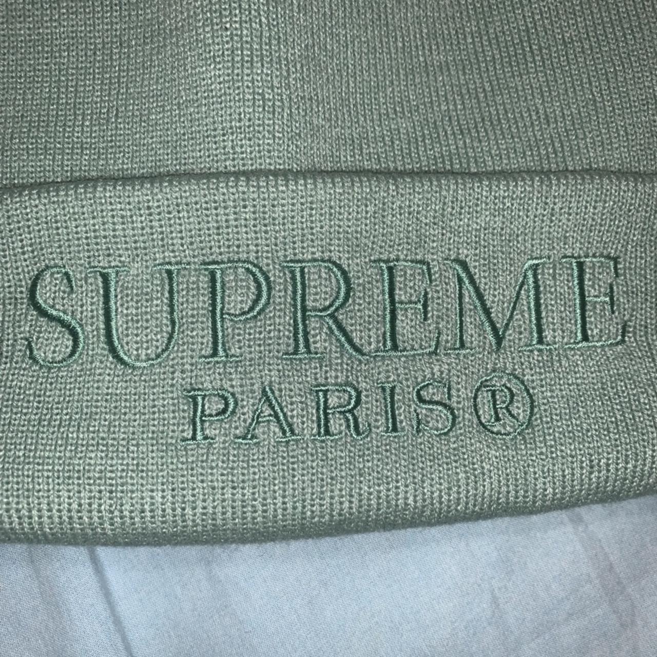 Supreme Geo Monogram Beanie. Only tried on once, - Depop