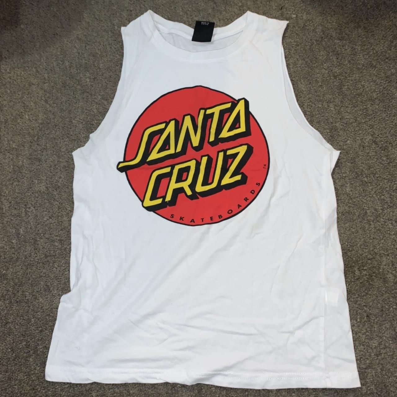 Santa Cruz singlet Worn once Excellent condition Small - Depop