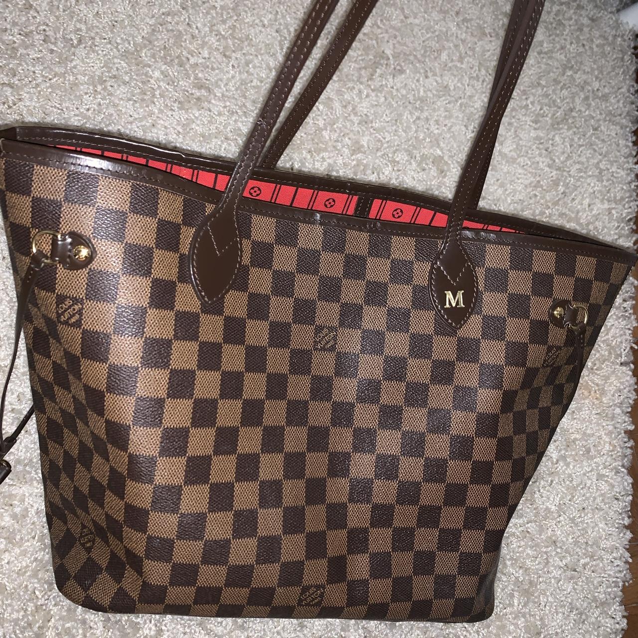 Used Louis Vuitton Neverfull Pouch MM Damier