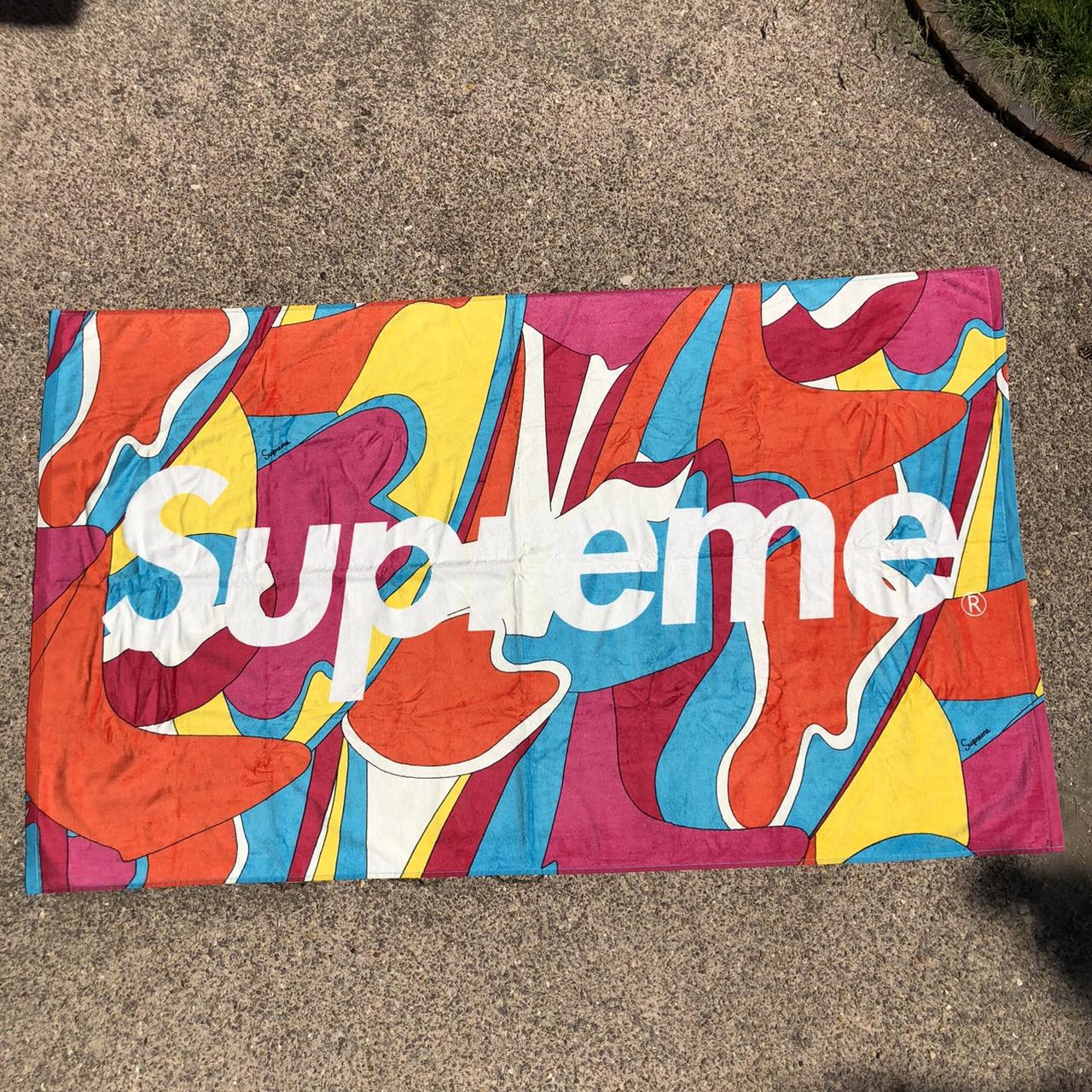 supreme abstract beach towel