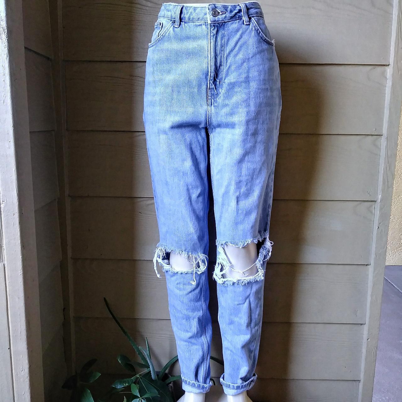 Topshop Women's Blue Jeans (2)