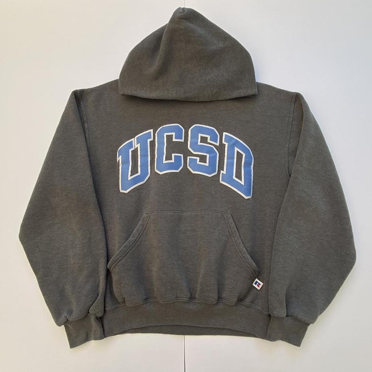 Vintage 90’s Russell Athletic Hoodie UCSD Hoodie... - Depop
