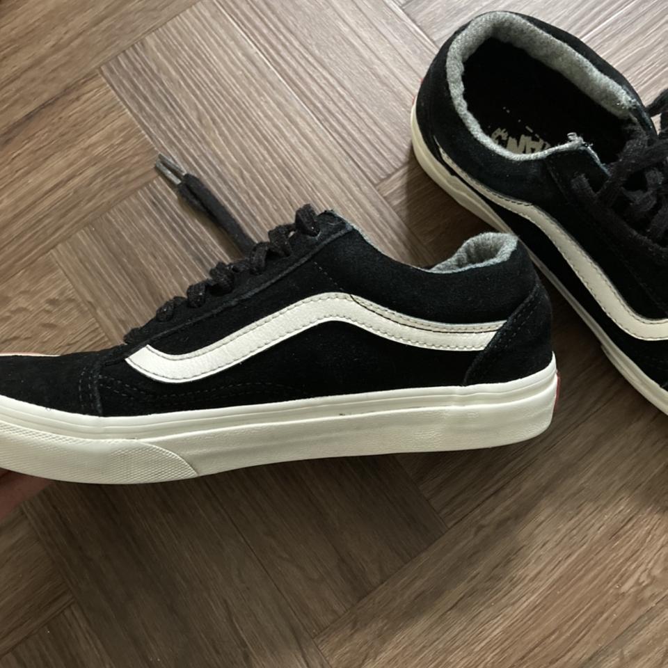 vans old skool mono black white original