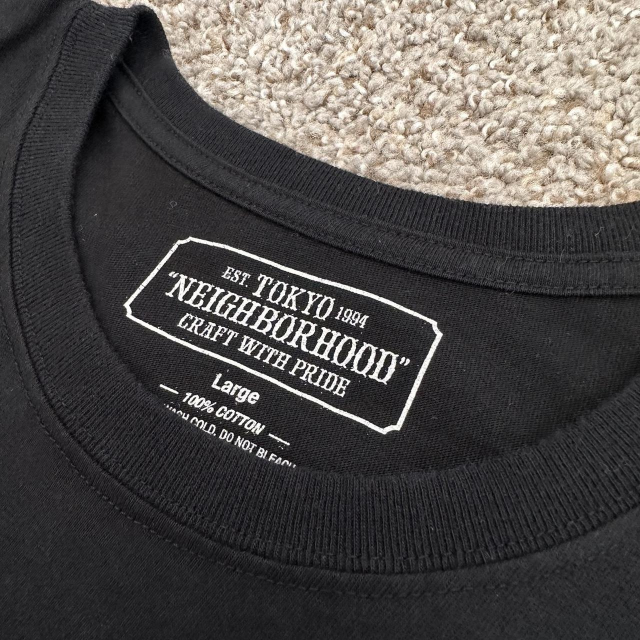 Neighborhood Men's Black T-shirt (4)