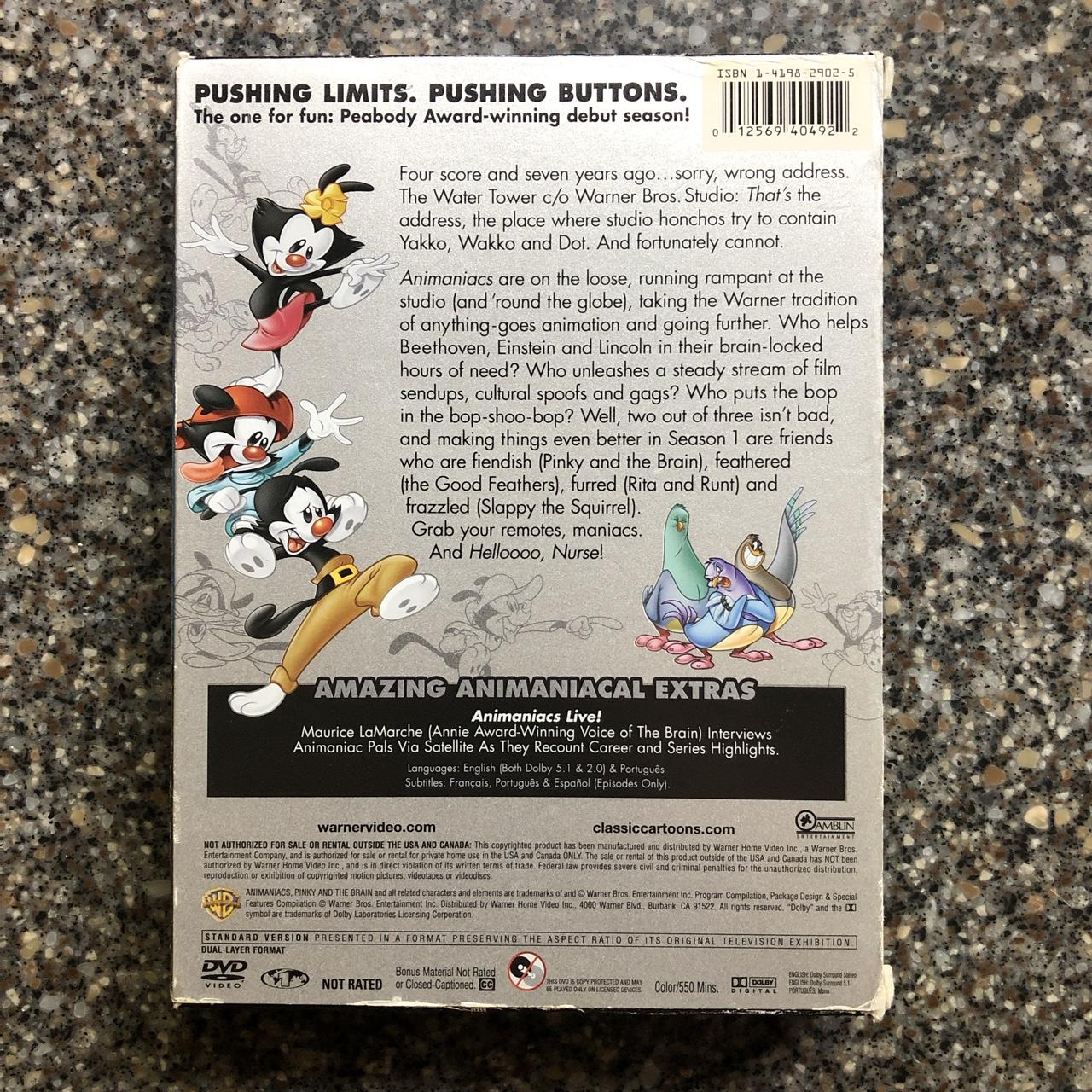 Animaniacs Volume 1 DVD set Enjoy 25 episodes of | Depop