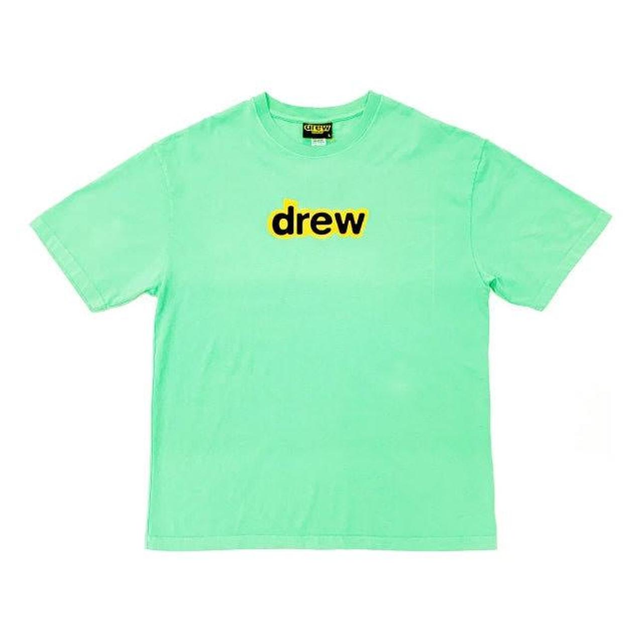 Justin Bieber Drew House Secret SS Mint Green tee... - Depop