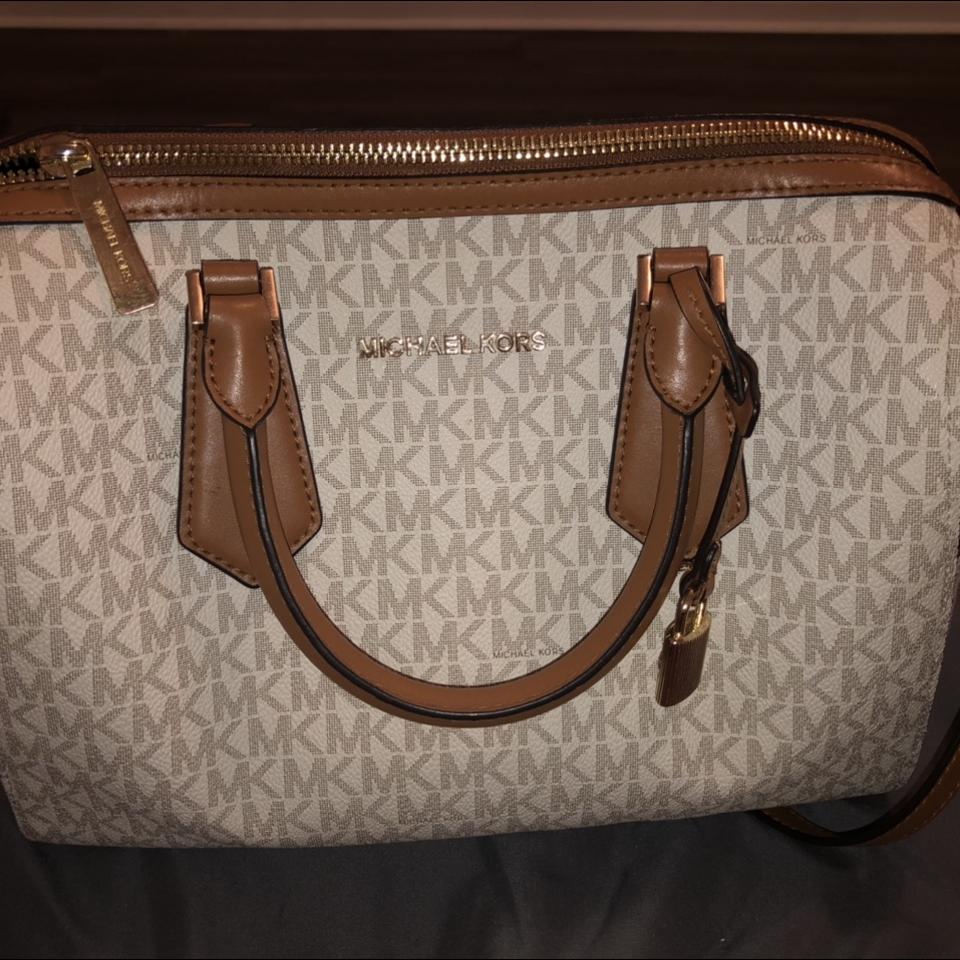 Authentic Michael Kors speedy bag. Great condition - Depop