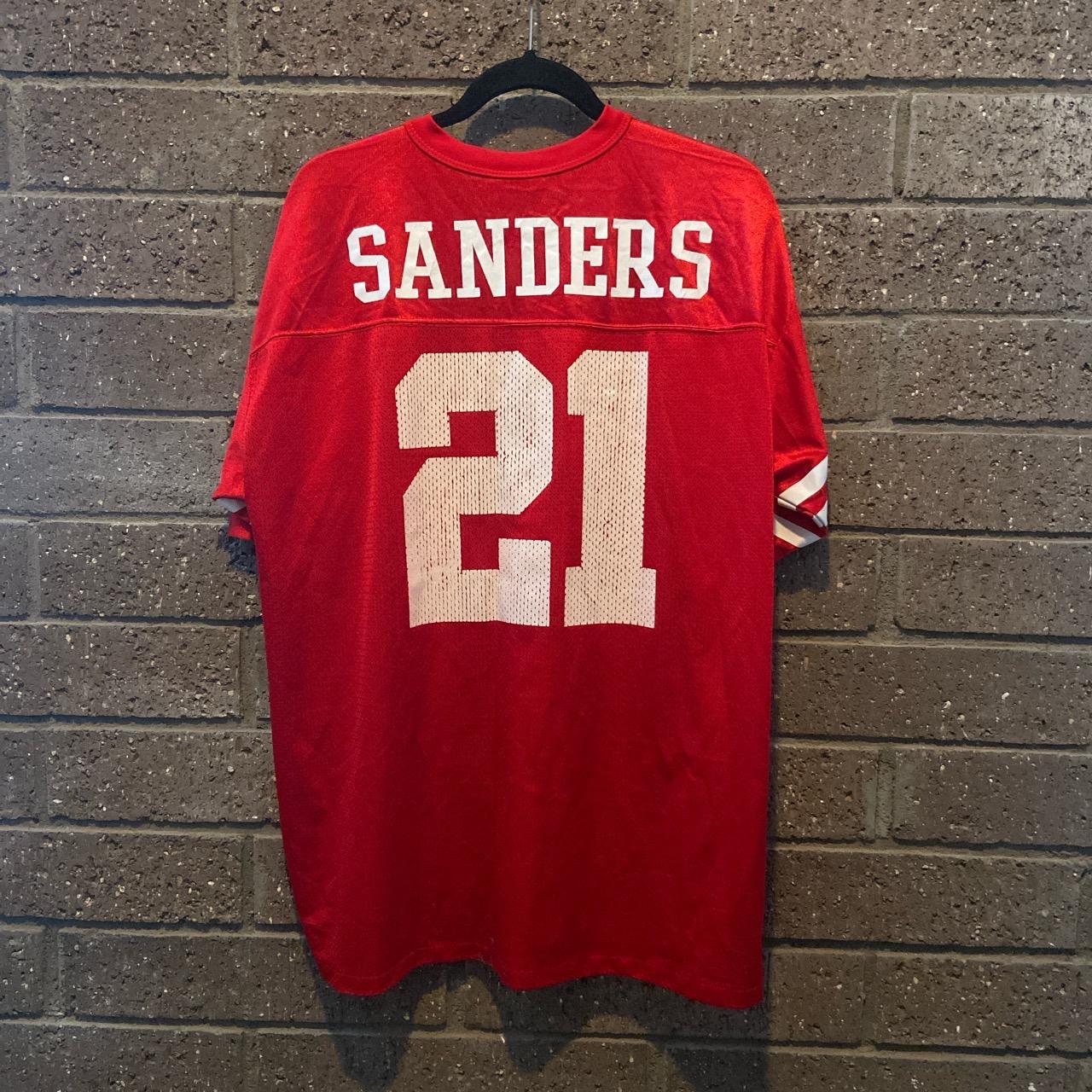 San Francisco 49ers Jersey “On Field” NFL Tee Deion - Depop